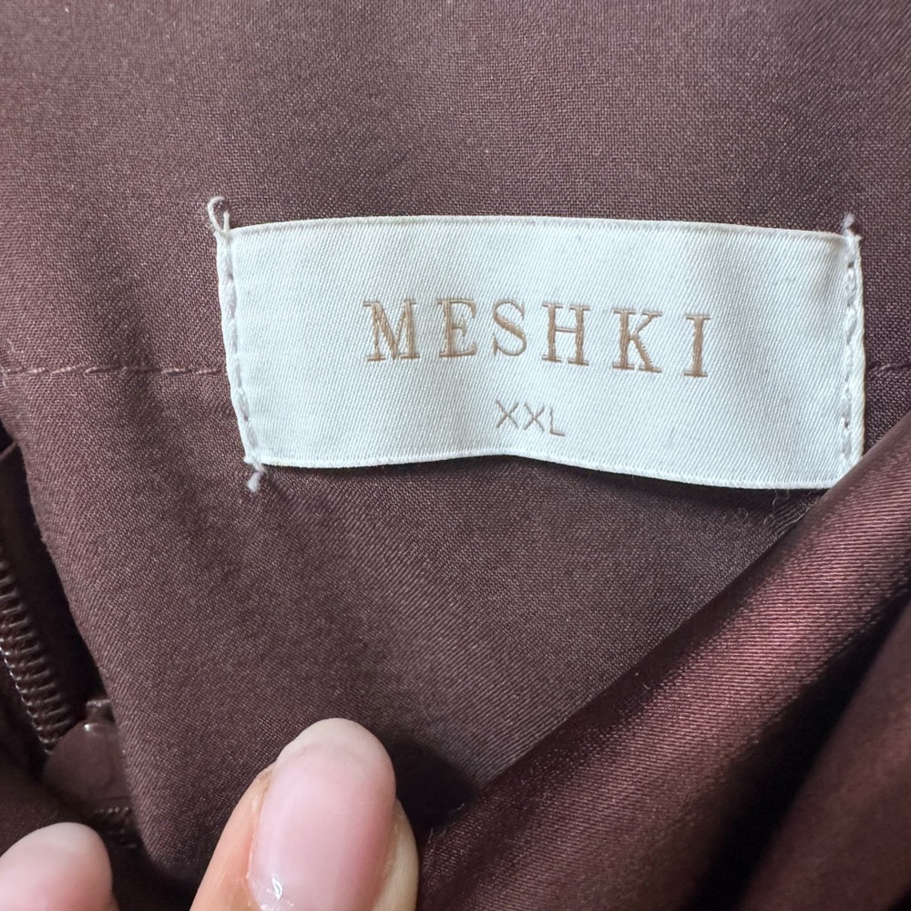 Meshki Chocolate Brown Dress - Picture 4 of 4